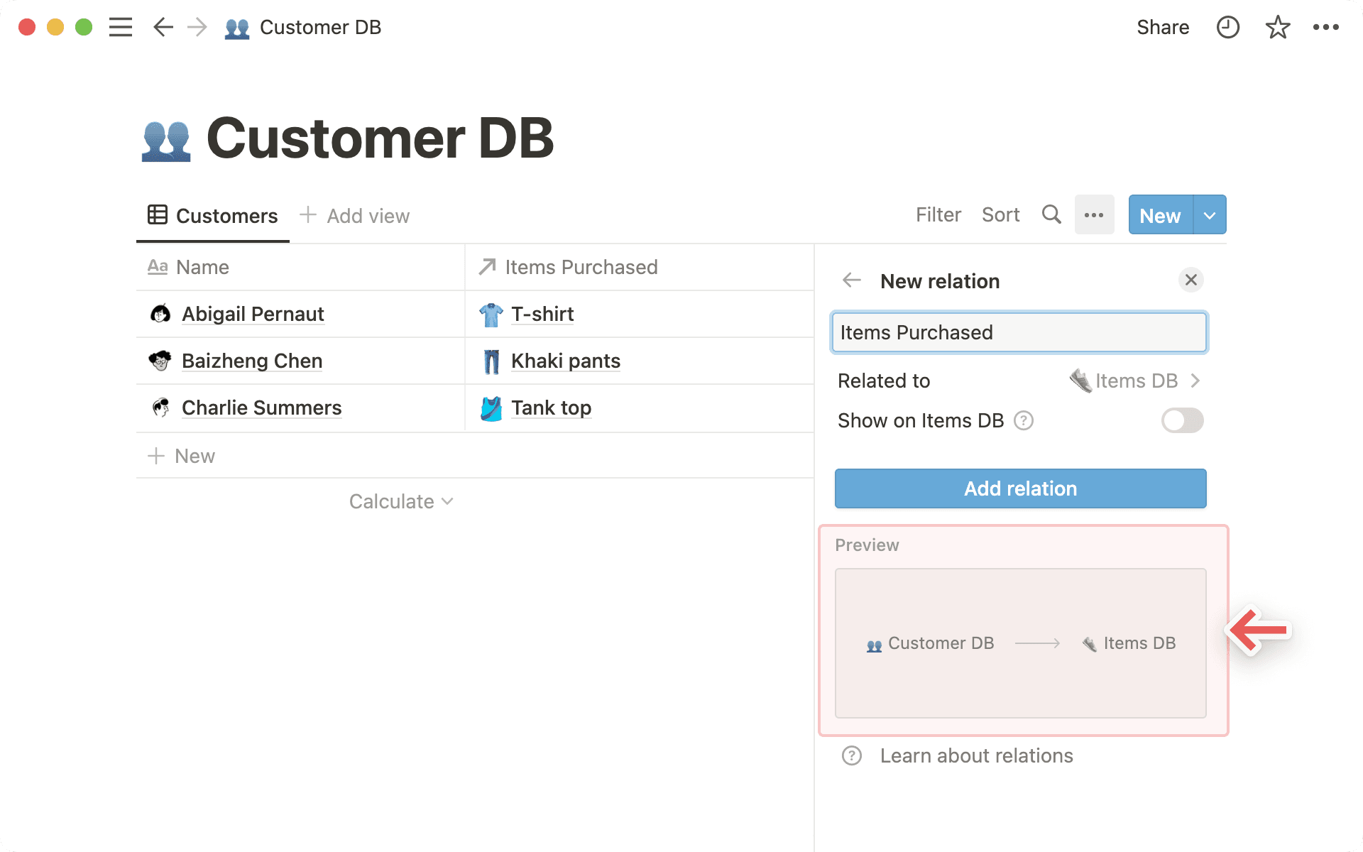 Relación unilateral