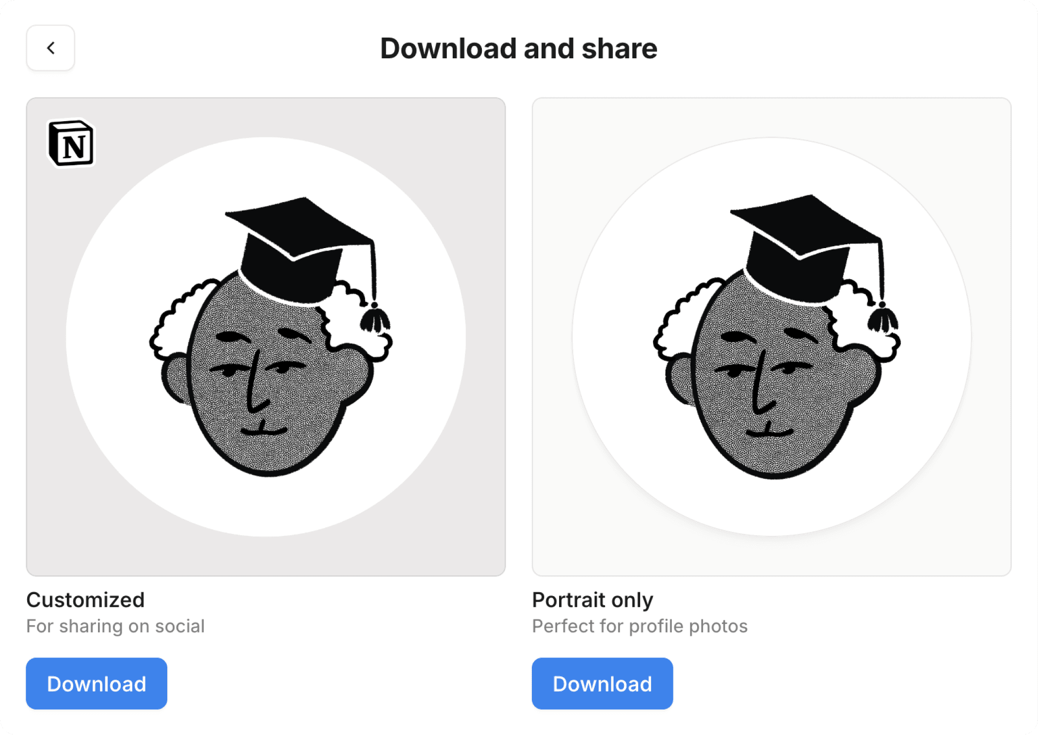 ca: descargar retrato de notion faces