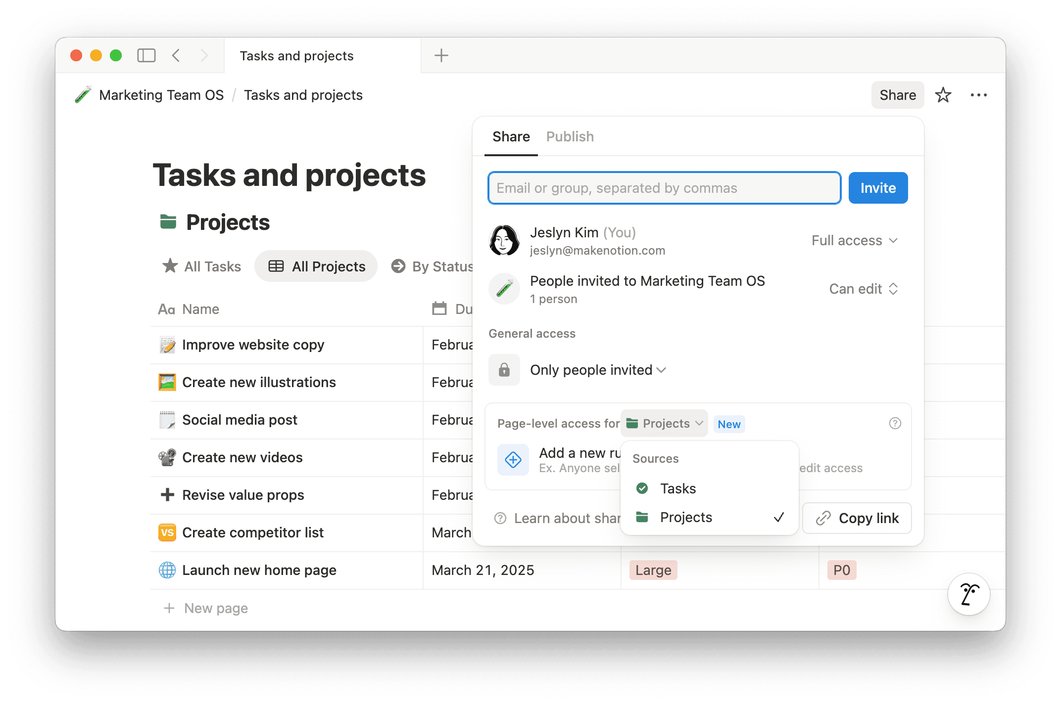 ca: elegir fuente de datos para la regla de acceso a las páginas