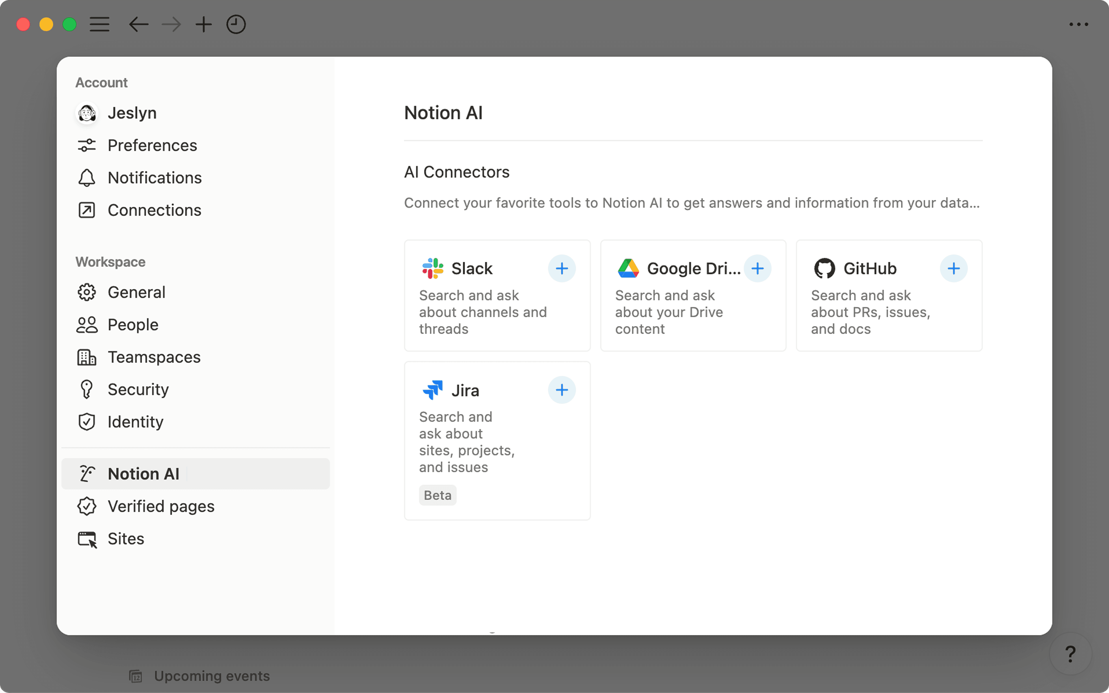 ca: conexiones beta de la ia de notion banner