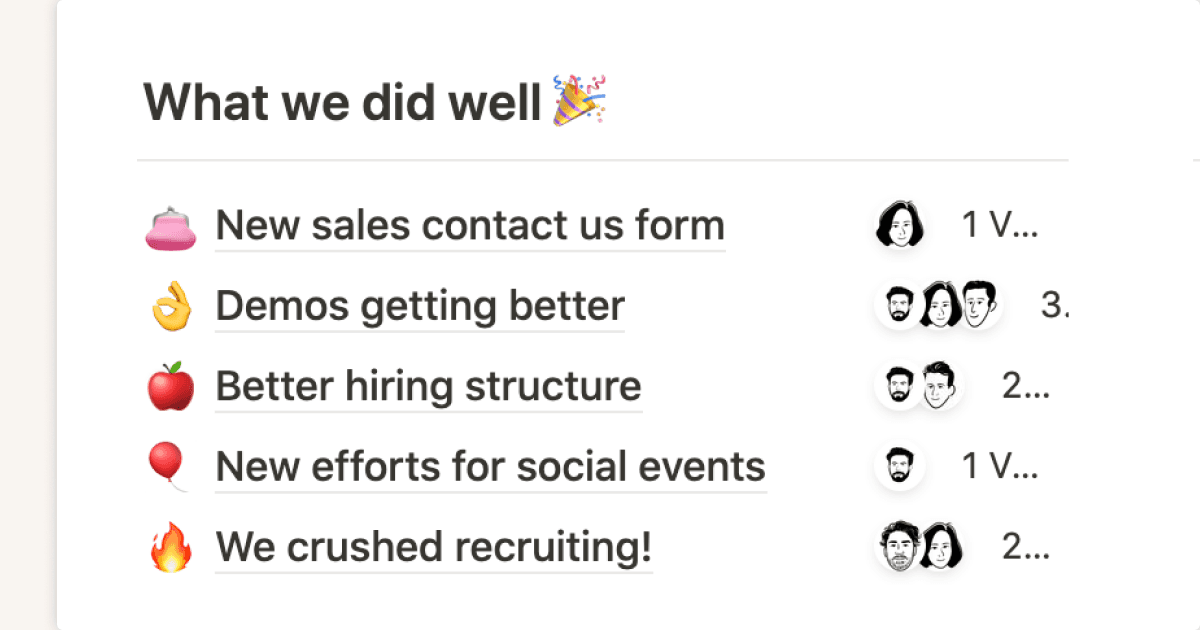 Organizational knowledge thumb