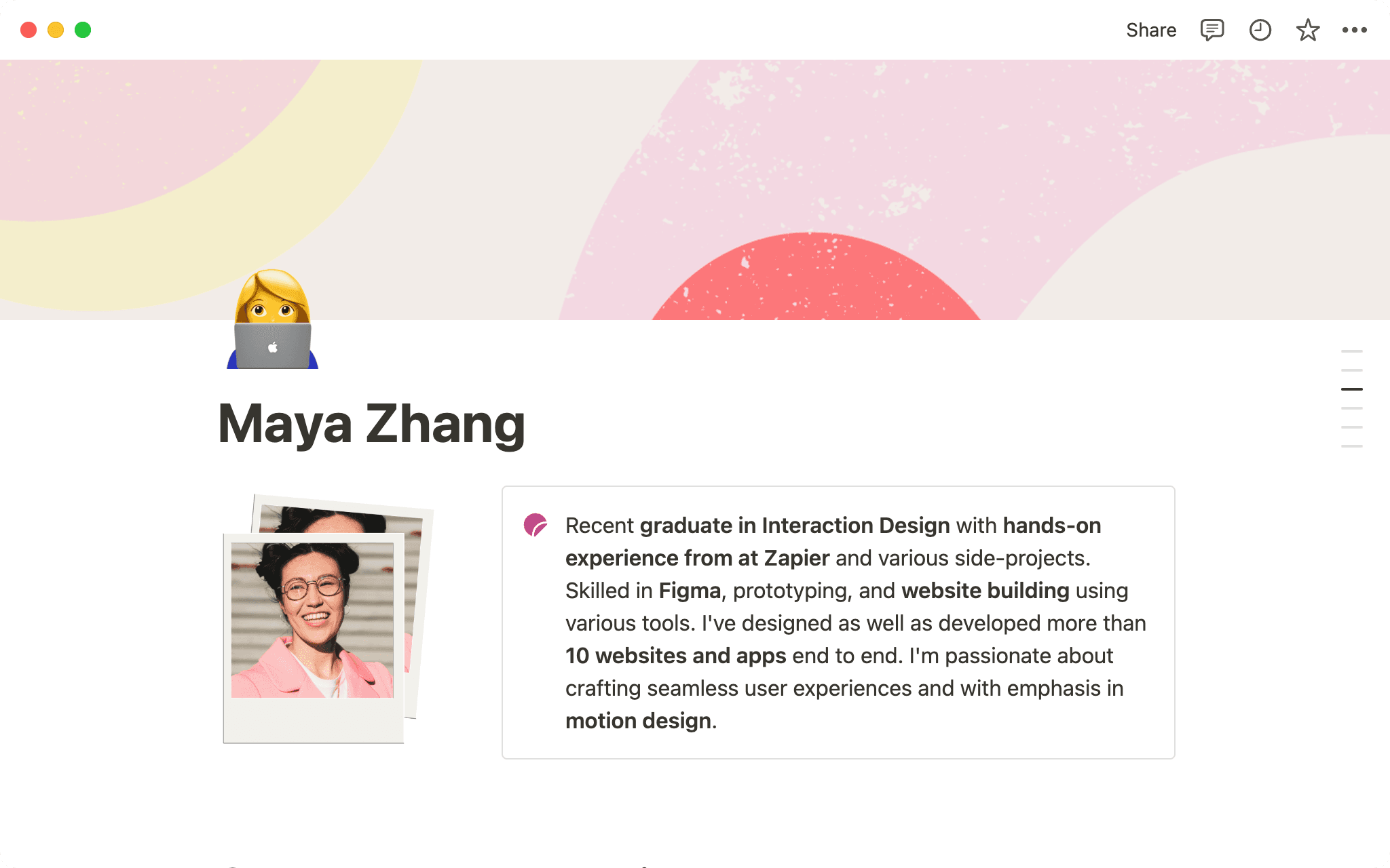 클릭 몇 번으로 무엇이든 게시하세요.