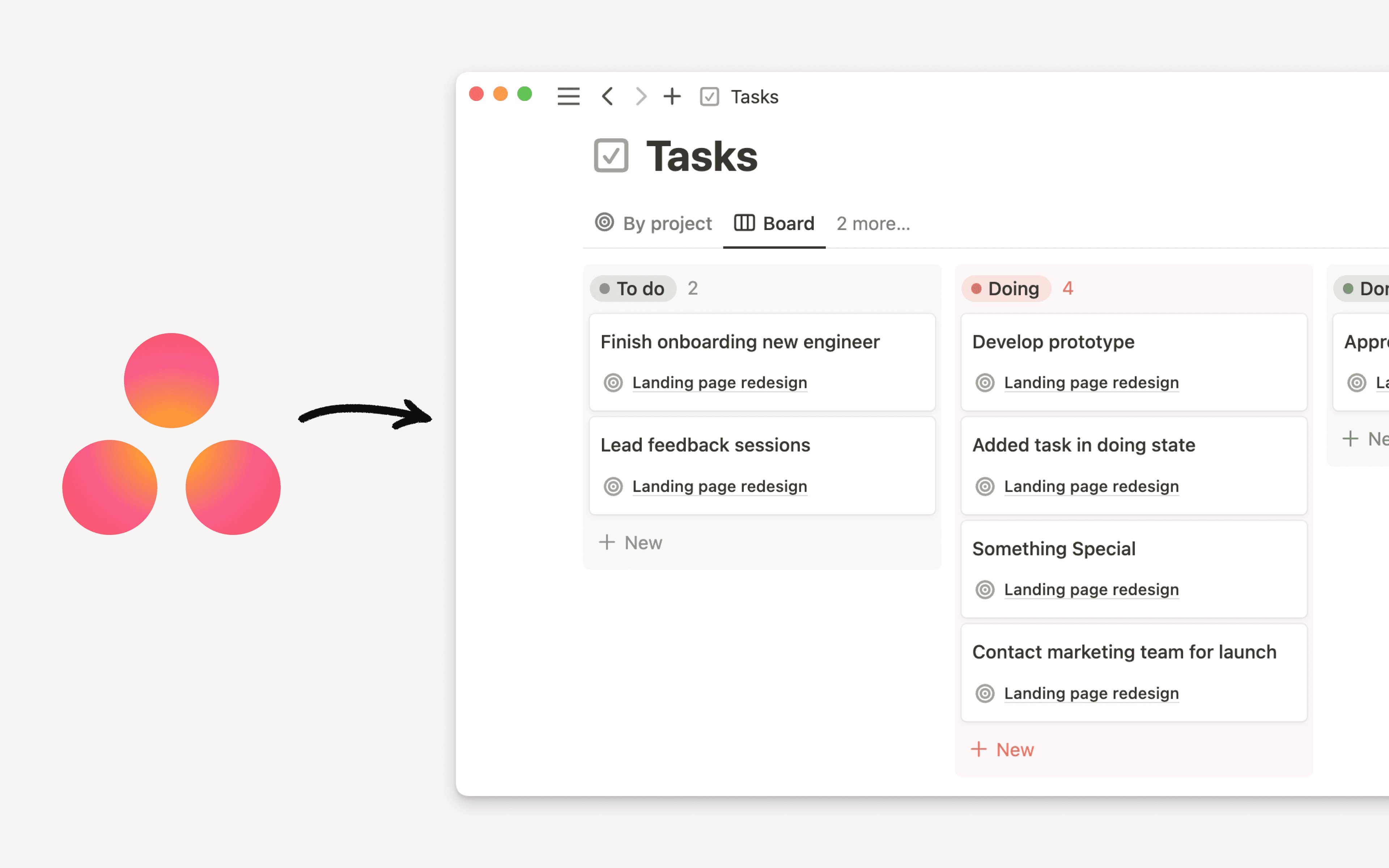 Mejoras al importador de Asana