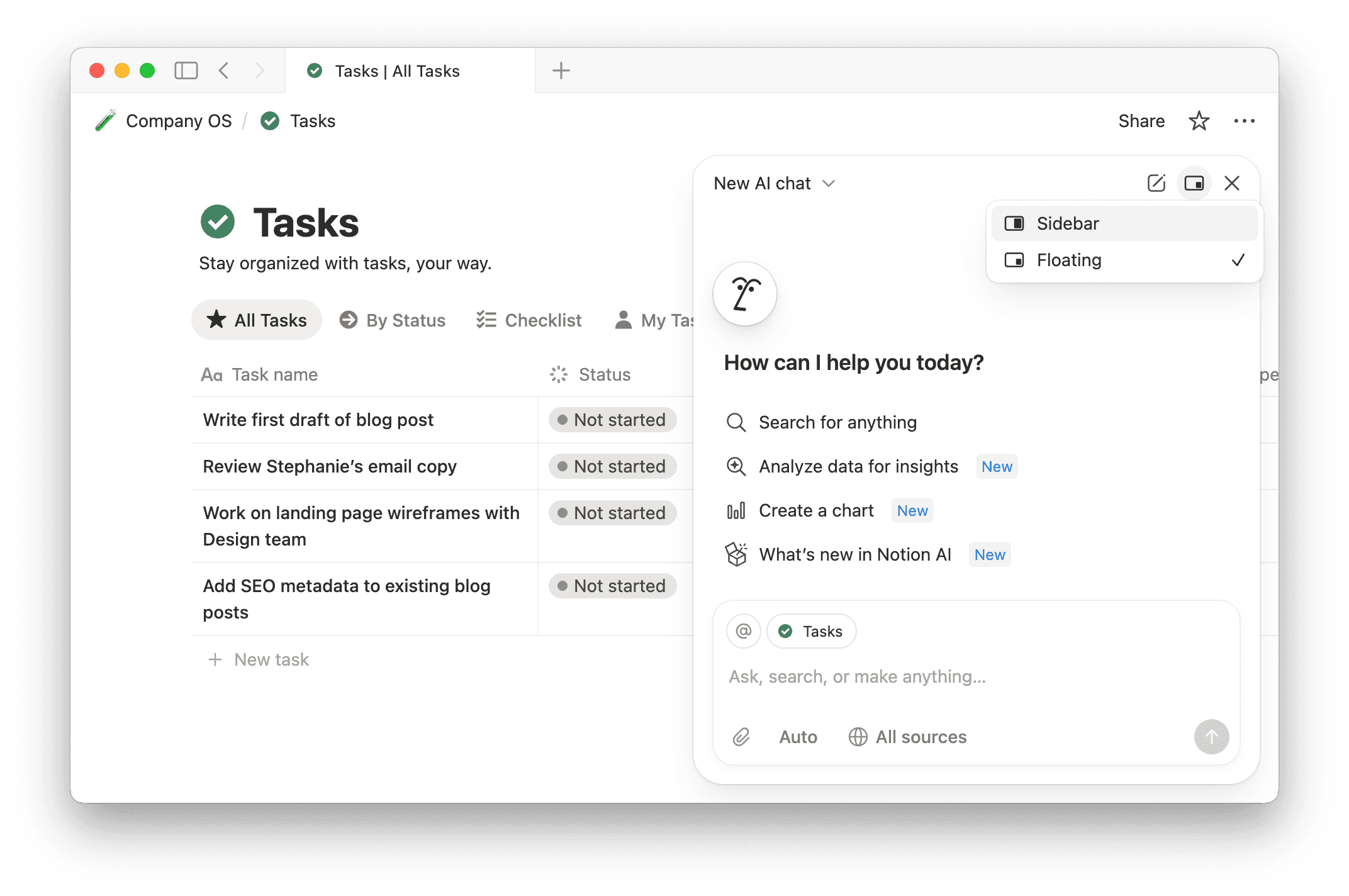 ca:cambiar al modo de chat