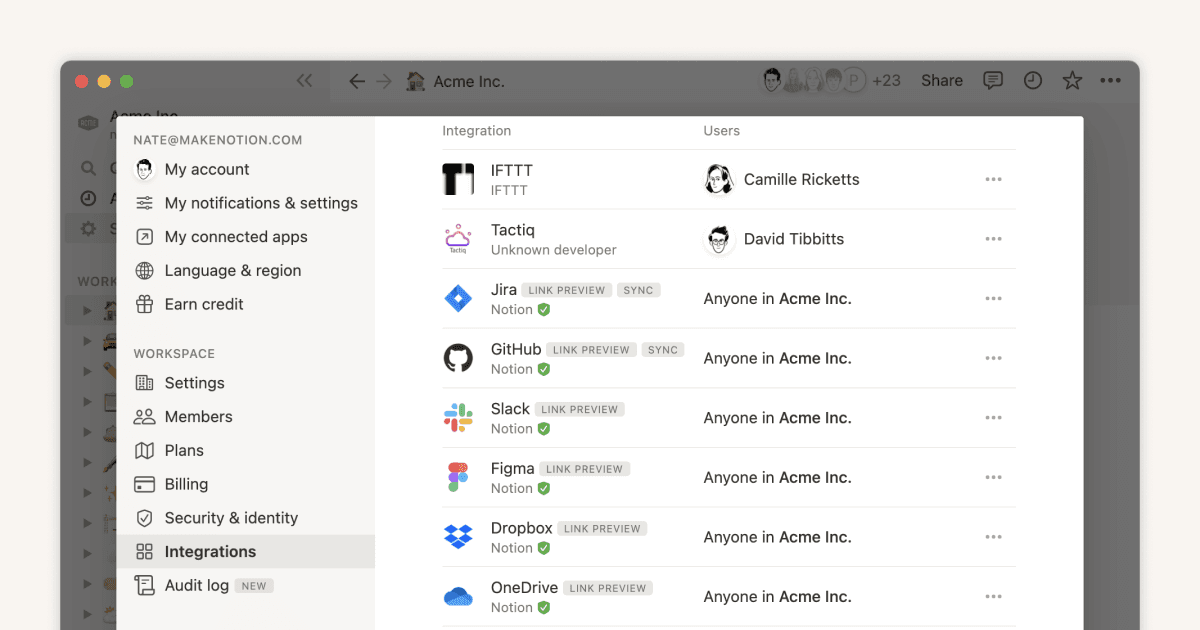 ¿Dónde encaja Notion en el ecosistema de herramientas de tu empresa?